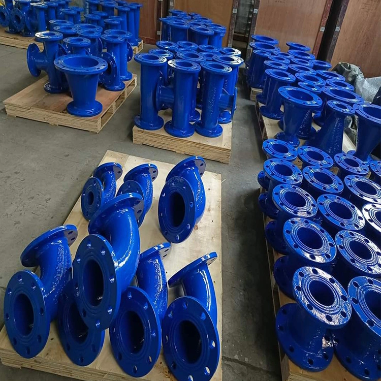 Fittings socket spigot Flanged Tee