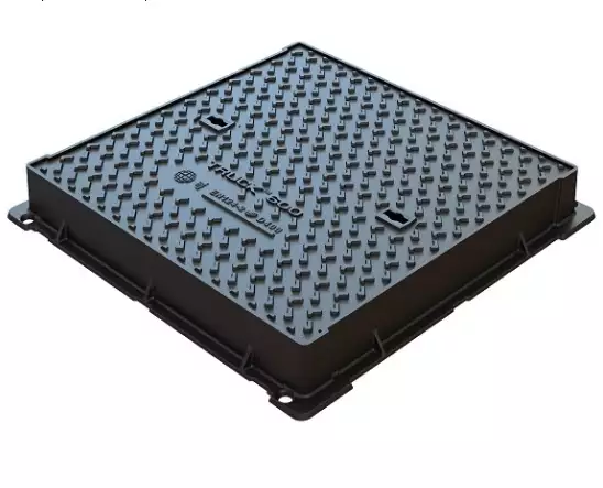 D400 Manhole Cover – c/o 500 x 500 mm Clear Opening Frame suitable for block paving installations