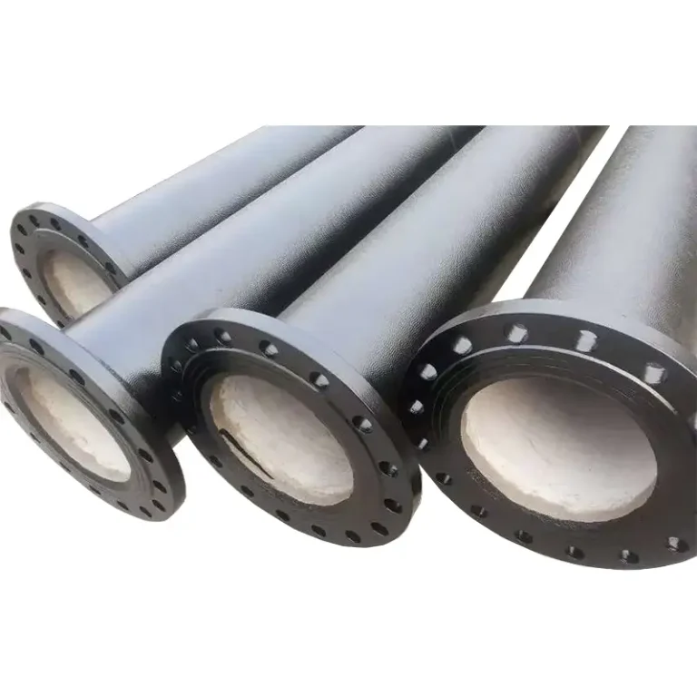 Flanged ductile iron pipe