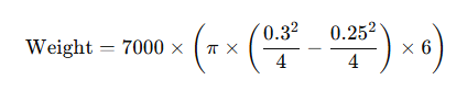 Weight Calculation