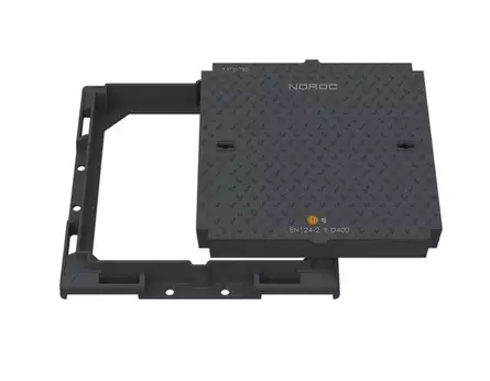 D400 Manhole Cover EN124:2015 High-Performance 600×600mm Clear Opening