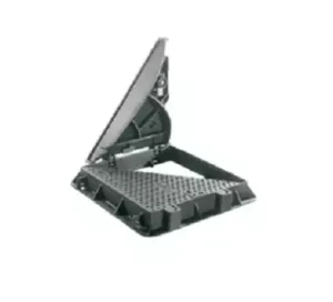F900 Double Triangular Hinged Manhole Cover 750x750mm