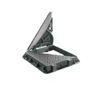F900 Double Triangular Hinged Manhole Cover 750x750mm
