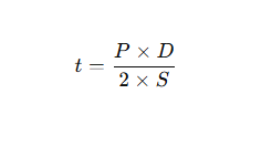 Calculation Methods for Wall Thickness